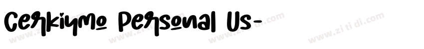 Cerkiymo Personal Us字体转换